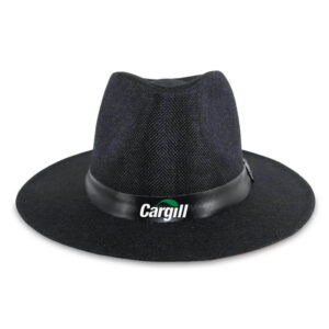 chapeu austin personalizado panamá preto